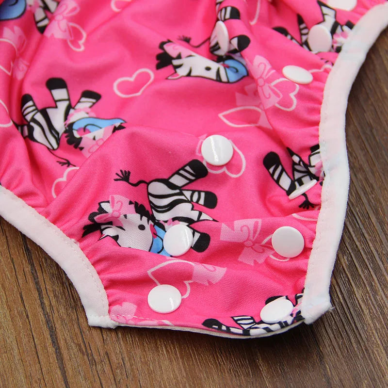 2024 New Baby Swim Diapers Waterproof Adjustable Cloth Diapers Pool Pant Swimming Diaper Cover Reusable Washable Baby Nappies