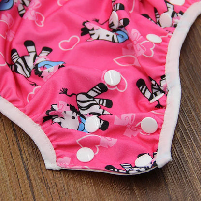 2024 New Baby Swim Diapers Waterproof Adjustable Cloth Diapers Pool Pant Swimming Diaper Cover Reusable Washable Baby Nappies