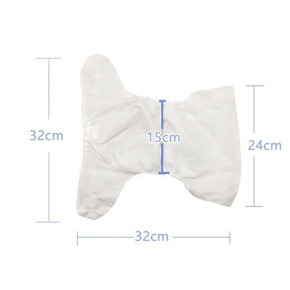 1PC Ecology Cloth Diapers Baby Diaper Reusable Waterproof Panties Solid Color Cloth Nappies for 0-18M Baby