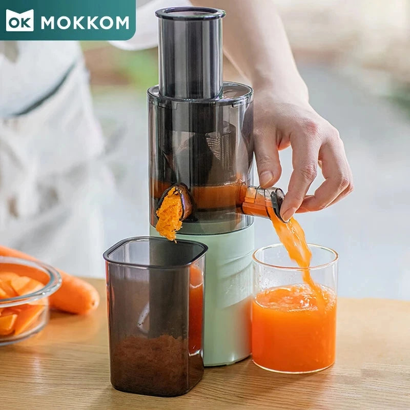 Small Electric Slow Juicer Household Cold Press Extractor Slag Juice Orange Celery Juicer Residue Juice Separation Fruit Juicers