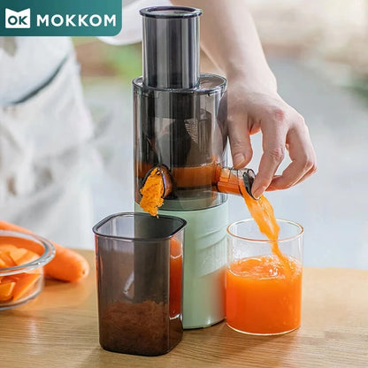 Small Electric Slow Juicer Household Cold Press Extractor Slag Juice Orange Celery Juicer Residue Juice Separation Fruit Juicers