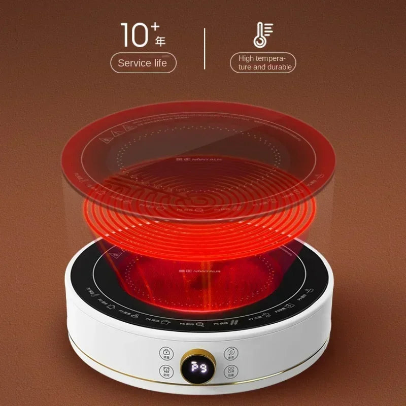 New Electric Ceramic Stove Home Mini Tea Cooker 2000W High Power Induction Cooktop Round Induction Cooker Kitchen Appliances 인덕션