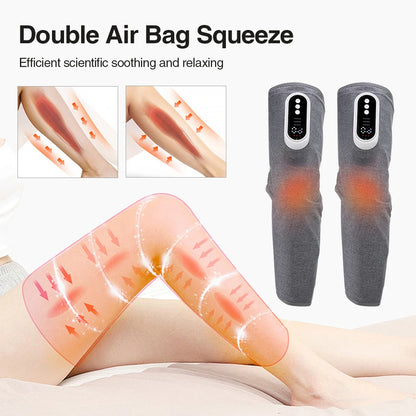 Electric Leg Massager Home Portable Leg Massage Equipment 3-Speed Hot Compress Thigh and Calf Massage Relax Muscles Relieve