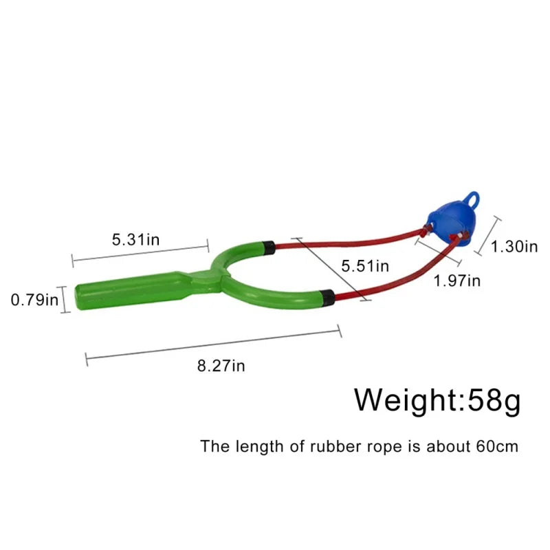Fishing Nest Slingshot High Strength Plastic Rubber Band High Elastic for Long Distance Bait Throwing Accessories