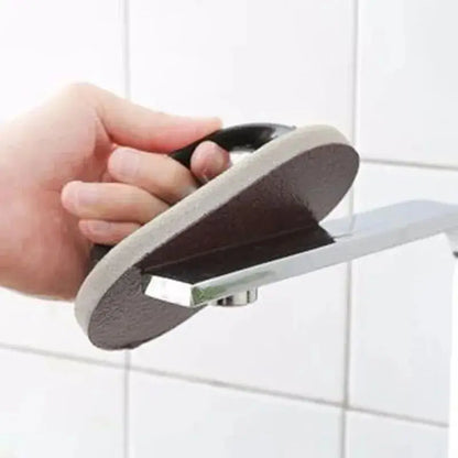 Reusable Emery Magic Sponge - Kitchen Pot Brush with Handle for Easy Cleaning and Decontamination - Washable and Eraser Cleaning