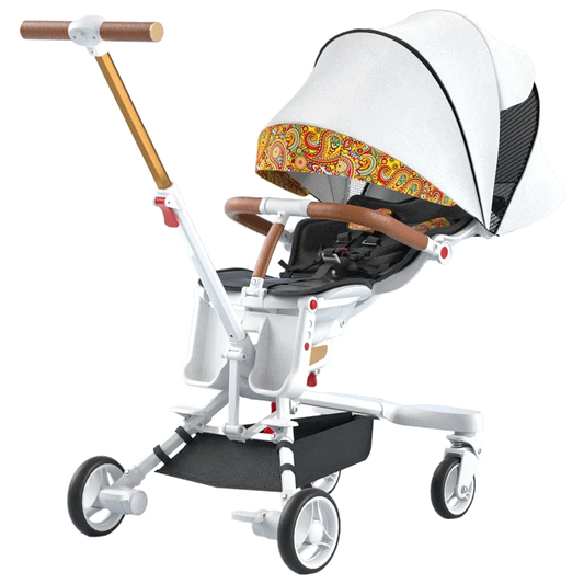 Stroller Children's Cart Lay Flat Prams Portable Travel Baby Carriage Luxury High Landscape Baby Seat Rotation Commutation
