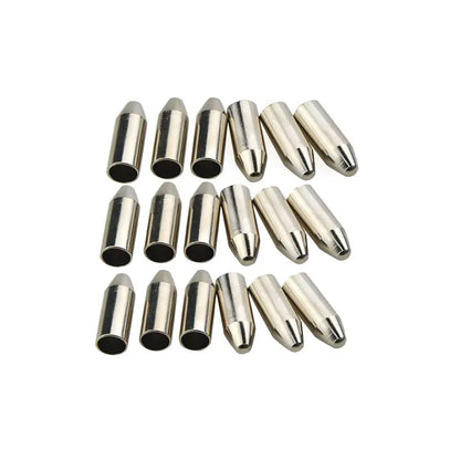 12/24/50pcs Archery Arrowhead Stainless Steel Target Point Tips OD 8mm ID 7mm Hunting Arrow Accessory