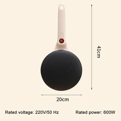 Mini Automatic Electric Crepe Maker Spring Cake Pie Cooker Non-stick Pizza Griddle Pancake Pan Pot Baking Grill Cooking Plate EU