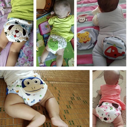 5PC Unisex Baby Potty Training Pants Boys Girls Underwear Reusable Cloth Diapers