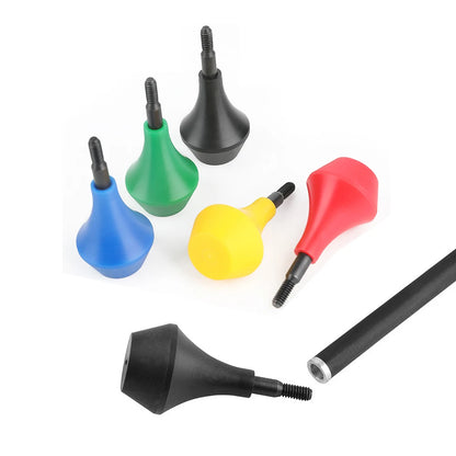 6pcs Archery Nylon Arrowhead 8-32 Thread Diameter 0.4cm Shooting Training Nylon Target Point Bow and Arrow Practice Accessories
