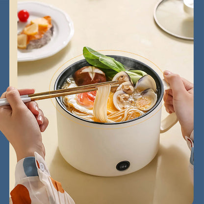 Mini Electric Cooker Multi-Function All-In-One Pot Double Layer Household Noodle Cooker Non-Stick Hot Pot Kitchen Tool 220V