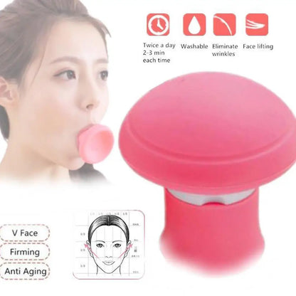 Silicone V Face Lifting Tool Mouth Exerciser Face Double Chin Slimming Facial Lifter Tighten The Facial Lines Skin Care Tools