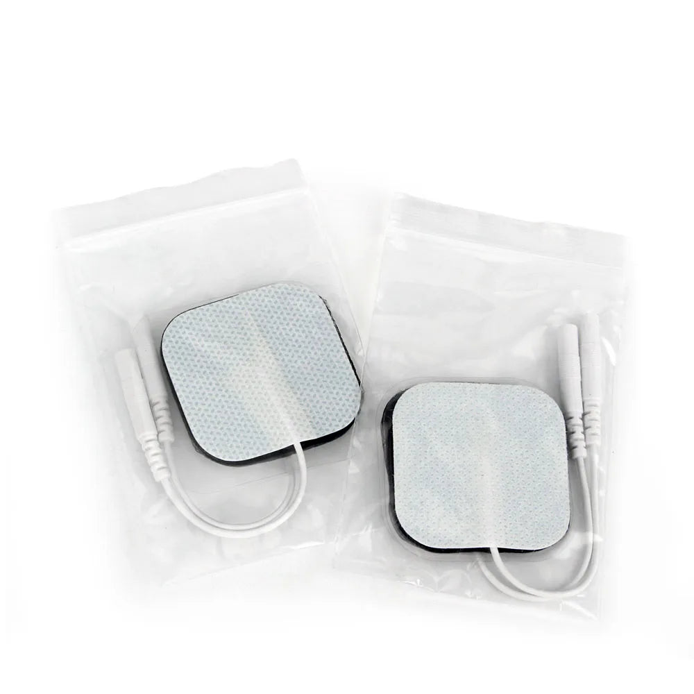 Wholesale 4X4CM Reusable Self Adhesive Tens Electrode Pad For Digital Physiotherapy Massager Nerve Muscle Stimulator Accessory