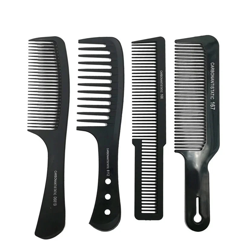 Comb Plastic Barber Comb Black Thickened Hair Cutting Comb Men's and Women's Styling Tools
