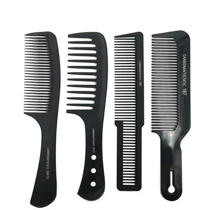Comb Plastic Barber Comb Black Thickened Hair Cutting Comb Men's and Women's Styling Tools