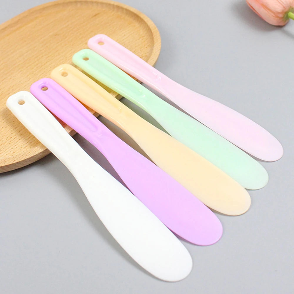 2pcs/set  Silicone Mask Mud Essential Oil Bowl Mask Stick Face Mask Powder Mixing Bowl Spatula Masks Brush Skin Care Tools