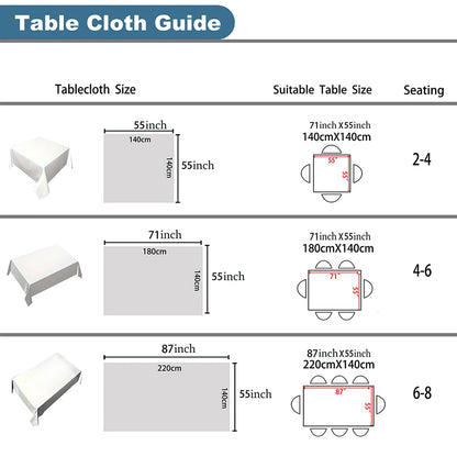 Floral Leaves Palm Leaves Printing Rectangular Waterproof Tablecloths for Table Party Decoration Dining TablesCover Manteles