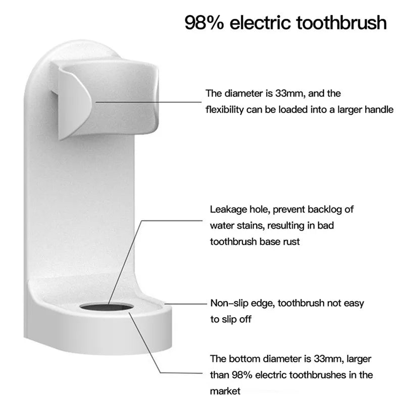 Electric Toothbrush Wall-Mounted Holder