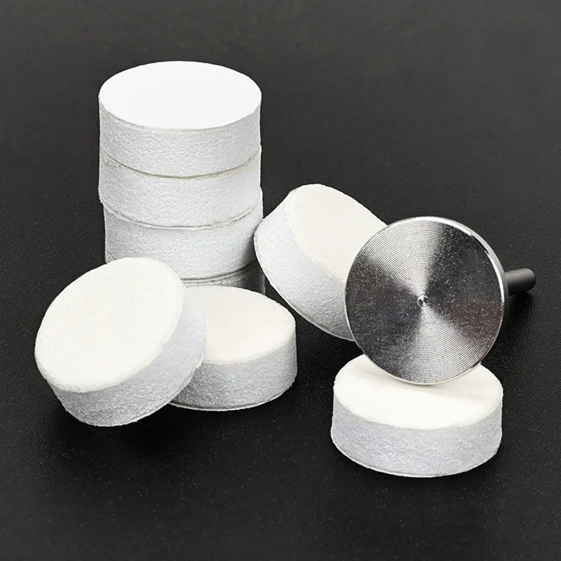 50pcs Nail Buffing Disc 15mm Polishing SandPieces For Quick Polishing Nails Manicure Tool Accessories