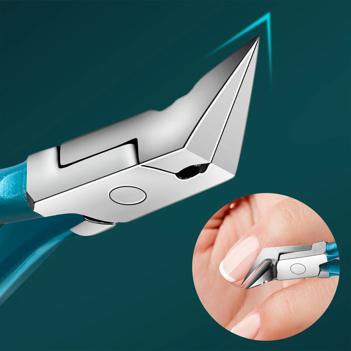 Cuticle Trimmer Toenail Clippers, Stainless Steel Ingrown Toenail Removal Kit for Nail Groove,Dead Skin Nail Clipper for Adults