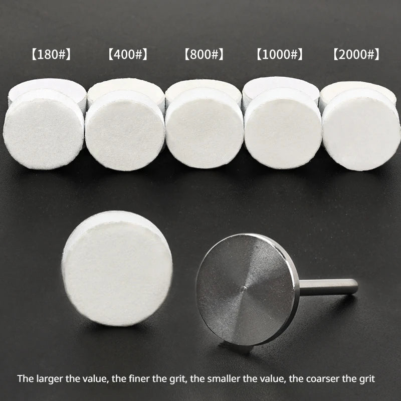 50pcs Nail Buffing Disc 15mm Polishing SandPieces For Quick Polishing Nails Manicure Tool Accessories