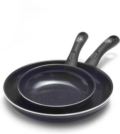 Piece Kitchen Cookware Pots and Frying Sauce Saute Pans Set with Kitchen Utensils, PFAS-Free, Dishwasher Safe, Turquoise
