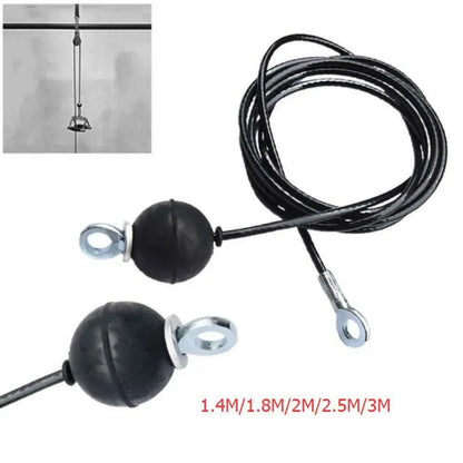 100kg Gym Steel Wire Rope 1.4/1.8/2/2.5M 1pc Perfect Accessory Weight Cable DIY Durable Fitness Pulley Hot Sale
