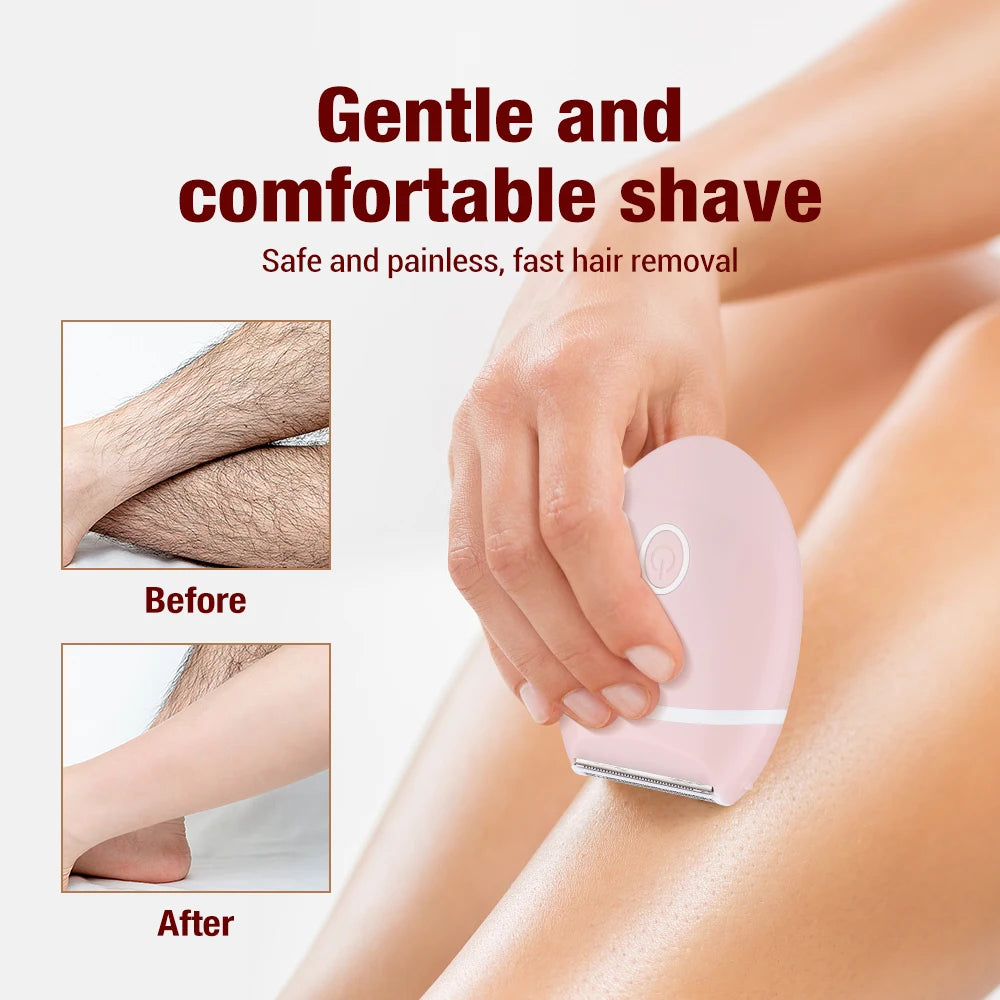 3 in 1 Girl Women's Hair Removal Shaver Mini Razor Special Whole Body Shaving Knife Armpit Intimate Area Electric Cleanser