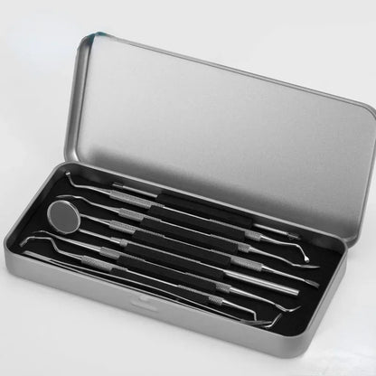 Dental Mirror Sickle Tartar Scaler Teeth Pick Spatula Dental Laboratory Equipment Dentist Gift Oral Care Tooth Cleaning Tools