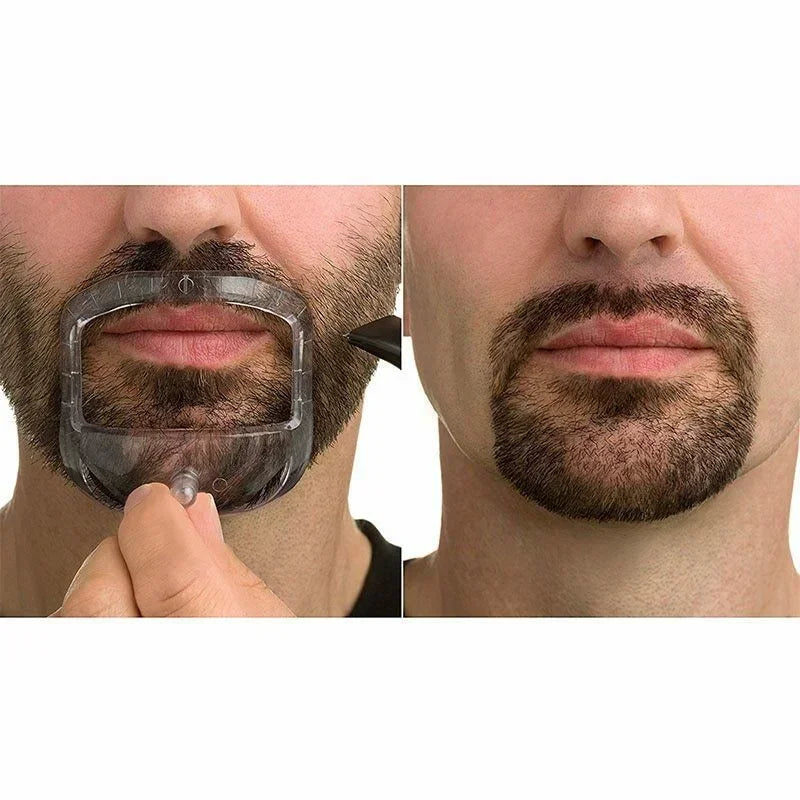 5Pcs/set Men Beard Styling Tool Men Beard Goatee Shaving Template Beard Shaving Face Care Modeling Grooming Gift for Husband