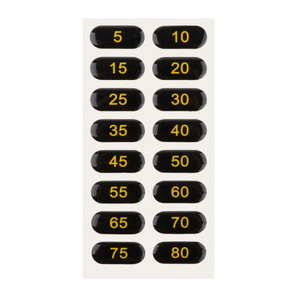 Weight Stack Labels Number Stickers for Fitness Equipment Gym Sporting Goods