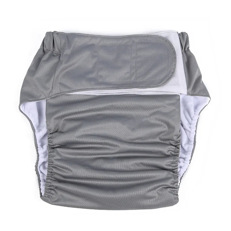 Size Adjustable Eldly Large Big Nappy For Men Women Disability Adult Cloth Diapers Waterproof Reusable Hygiene Incontinent Pants