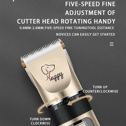 Professional Electric Pet Hair Trimmer Dog Rechargeable Animals Grooming Clippers Cat Shaver Hait Cutting Machine Grooming Kit
