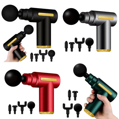 Portable Fascia Gun Tap Massager Body Back and Neck Leg 6 Speed USB Charging Handheld Tap Massager