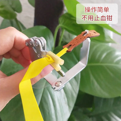 Slingsshot Tied Rubber Band Tools Adjustable DIY for Slingshot Catapult Hunting Mini Portable Rubber Assistant Accessories
