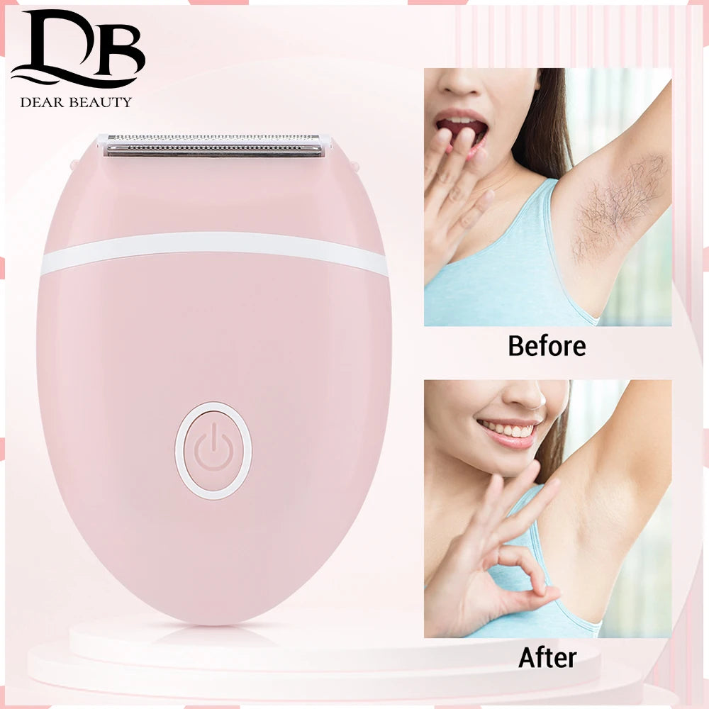 3 in 1 Girl Women's Hair Removal Shaver Mini Razor Special Whole Body Shaving Knife Armpit Intimate Area Electric Cleanser