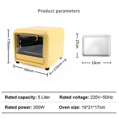 DMWD Multifunction Mini Electric Pizza Crepe Bakery Roast Oven Grill Breakfast Machine Cookies Cake Bread Maker Baking Toaster