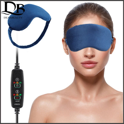 Electric Heating Eye Mask Constant Temperature Hot Compress Timing Sleep Relieve Fatigue For Eye Massage Tool Office Bedroom