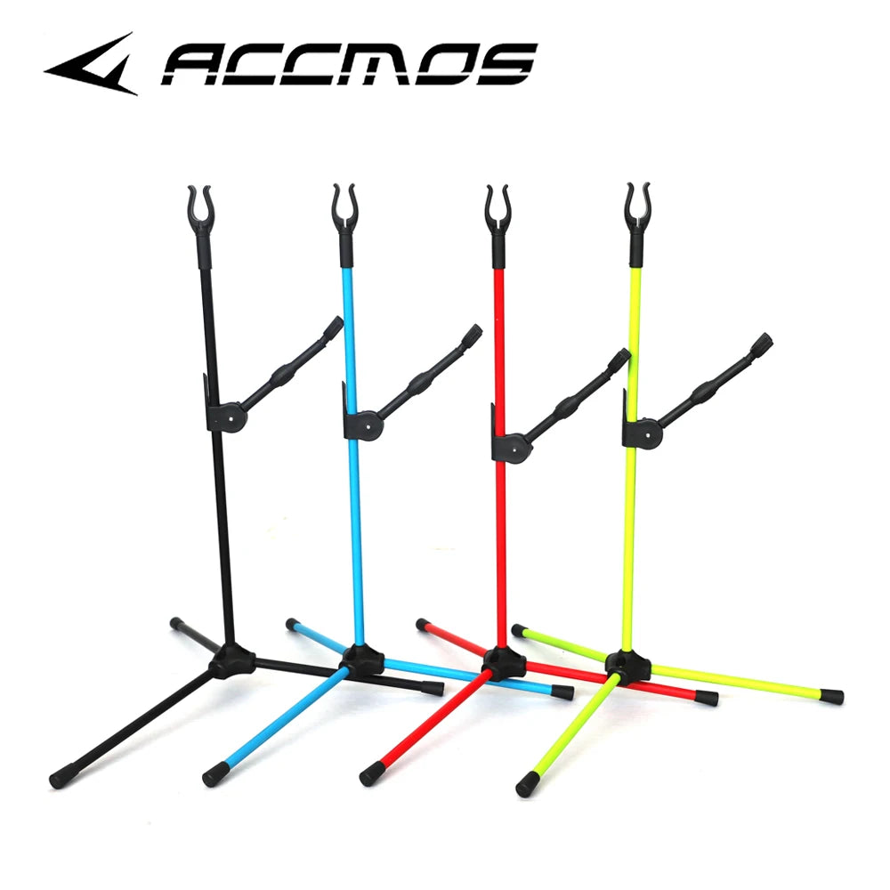 Archery Recurve Bow Stand Foldable Removable Fiberglass Bow Holder for Hunting Shooting Outdoor Sports Archery Accessories