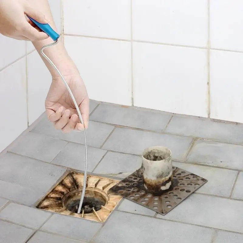 Sewer Dredging Tools Bendable Sewer Dredging Tools Sewer Cleaning Equipment For Bathroom Sewers Floor Drains Toilets Washbasin
