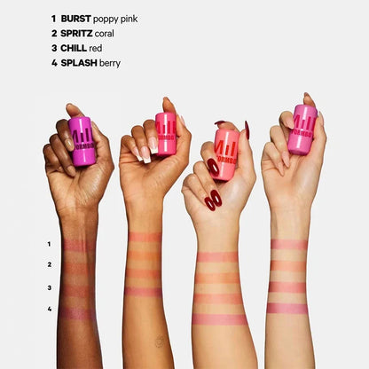Jelly Lipstick Rouge Blush Stick 3-in-1 Korean Milk Makeup WOMEN Lip Gloss Eye Cheek Moisturizing Natural Lasting Contour Stick