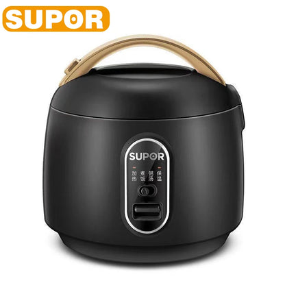 SUPOR Rice Cooker 1.6L Mini Portable Electric Cooking Pot 300W Multifunctional Kitchen Appliance Non-Stick Liner For Dormitory