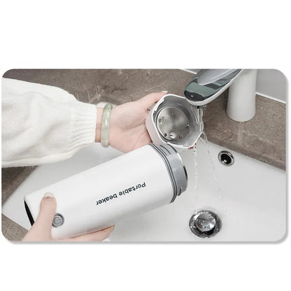 110V/220V  Electric hot water cup Small portable kettle travel heating smart insulation artifact mini boiling up fast