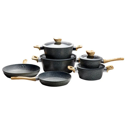 10 Pcs Pots and Pans Set