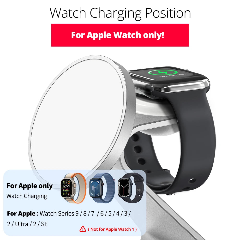 Magnetic 3 in 1 Wireless Charger for iPhone