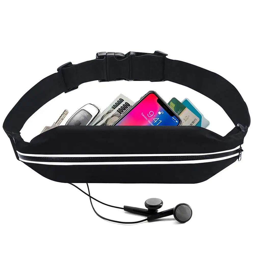 Waterproof Running Waist Bag Sports Jogging Outdoor Mobile Phone Holder Belt Bag Female Male Fitness Cycling Sports Accessories
