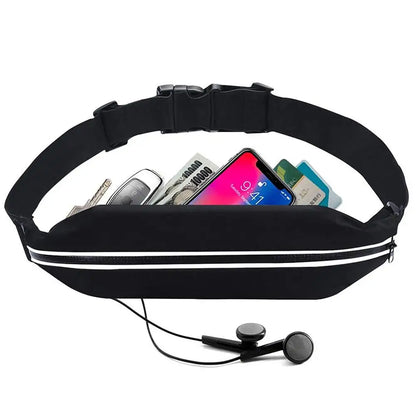 Waterproof Running Waist Bag Sports Jogging Outdoor Mobile Phone Holder Belt Bag Female Male Fitness Cycling Sports Accessories