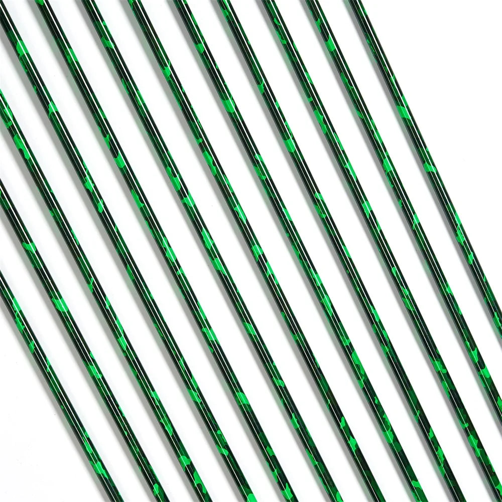 31.5" Mix Carbon Arrows Spine 500 Sport Target Shooting Arrow for Recurve Compound Long Bow 3" TPU Vane 100grain Tip ID6.2