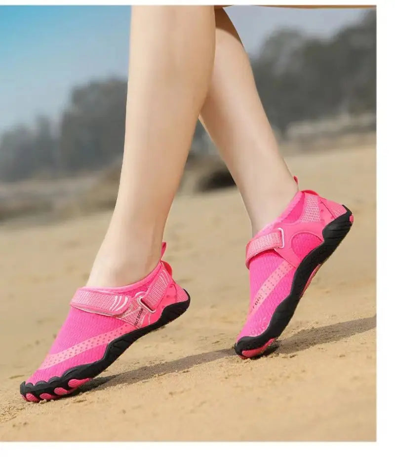 Women's Water Swimming Shoes Men's Women Quick Drying Sports Barefoot Shoes Outdoor Beach Sandals Swimming Rubber Sole Non-Slip