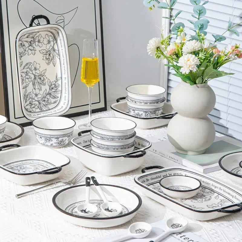Best Ceramic Bowl Set | Ceramic Tableware Gift Box 
